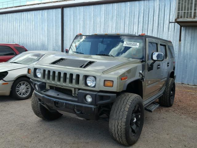 5GRGN23U55H115341 - 2005 HUMMER H2 BROWN photo 2