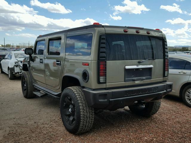 5GRGN23U55H115341 - 2005 HUMMER H2 BROWN photo 3