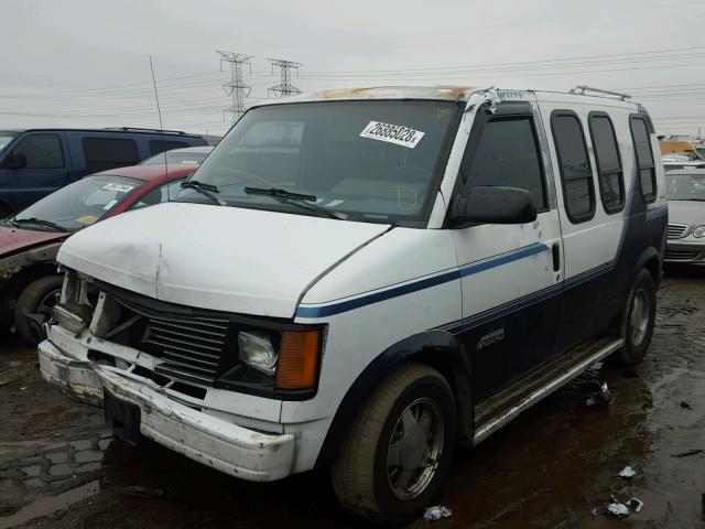 1GBDM15Z1KB254637 - 1989 CHEVROLET ASTRO WHITE photo 2