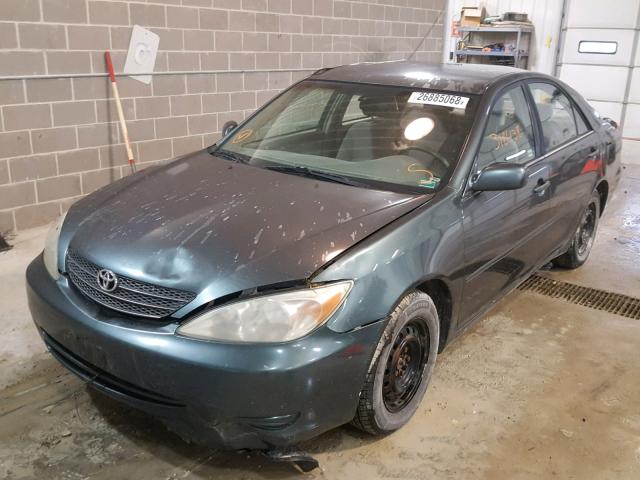 4T1BE32KX2U532101 - 2002 TOYOTA CAMRY LE TEAL photo 2