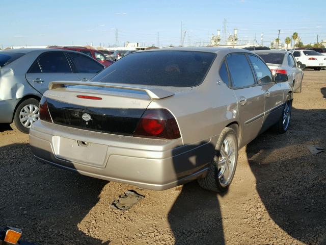 2G1WH55K129214684 - 2002 CHEVROLET IMPALA LS GOLD photo 4