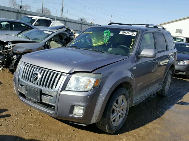 4M2CU97118KJ42811 - 2008 MERCURY MARINER PR GRAY photo 2