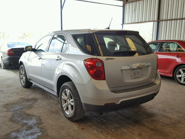 2GNALBEK5D1150463 - 2013 CHEVROLET EQUINOX LS SILVER photo 3