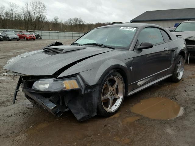 1FAFP40493F341937 - 2003 FORD MUSTANG GRAY photo 2