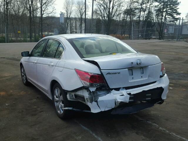 1HGCP26728A113576 - 2008 HONDA ACCORD EX WHITE photo 3