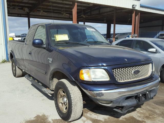 1FTRX18WX2NB10187 - 2002 FORD F150 BLUE photo 1