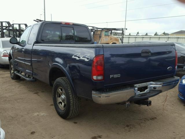 1FTRX18WX2NB10187 - 2002 FORD F150 BLUE photo 3