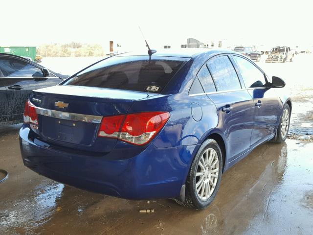 1G1PJ5SC3C7213397 - 2012 CHEVROLET CRUZE ECO BLUE photo 4