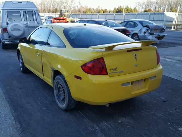 1G2AL18F087207523 - 2008 PONTIAC G5 YELLOW photo 3