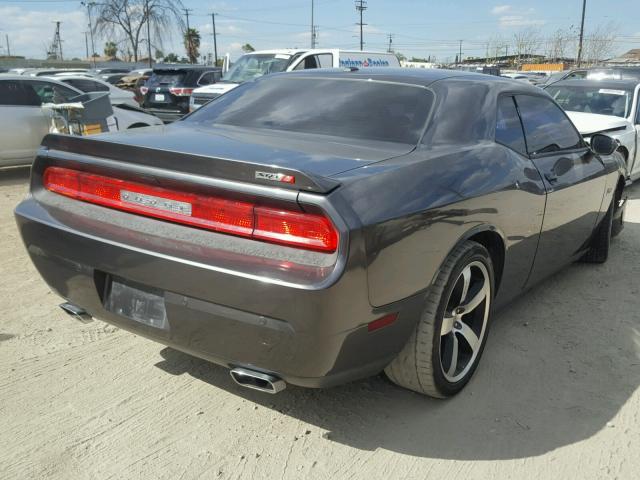 2C3CDYCJ3DH577048 - 2013 DODGE CHALLENGER CHARCOAL photo 4