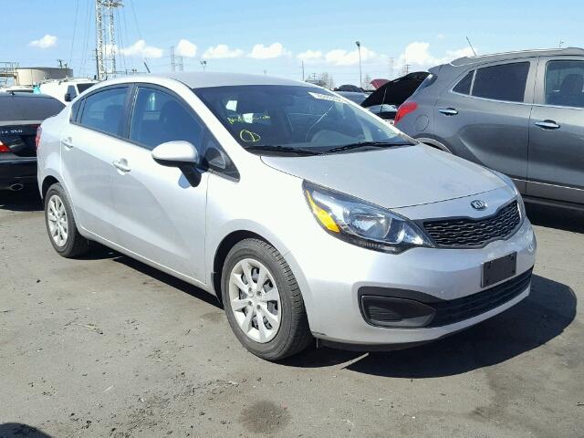KNADM4A33F6447737 - 2015 KIA RIO LX Արծաթագույն լուսանկար 1