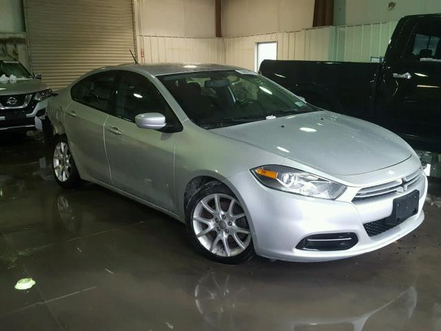 1C3CDFBH0DD185984 - 2013 DODGE DART SXT SILVER photo 1