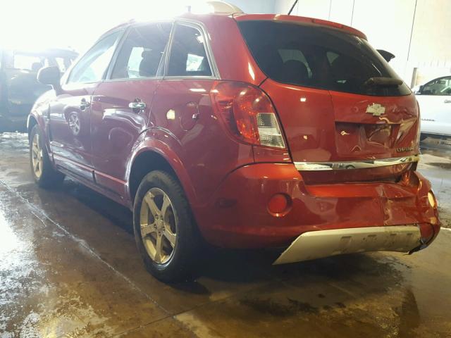 3GNAL3EK8DS633794 - 2013 CHEVROLET CAPTIVA LT RED photo 3