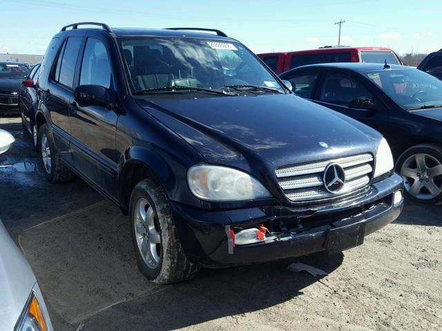 4JGAB57E53A414897 - 2003 MERCEDES-BENZ ML 350 BLUE photo 1