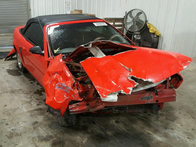 1FAFP4446YF283304 - 2000 FORD MUSTANG RED photo 1