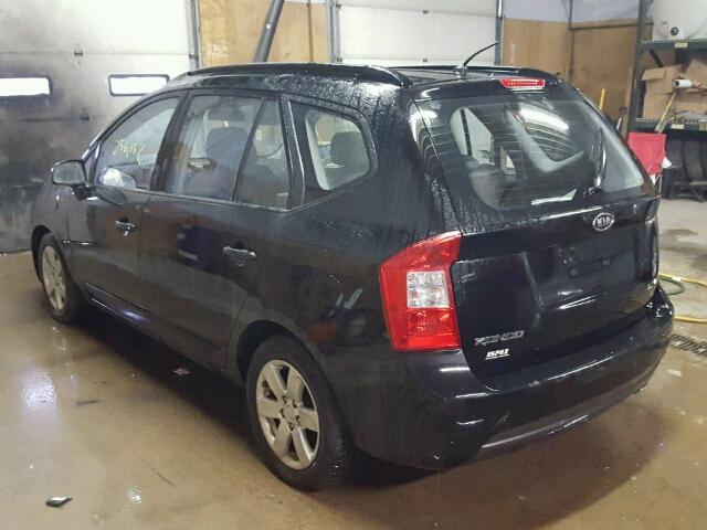 KNAFG526977105400 - 2007 KIA RONDO LX BLACK photo 3