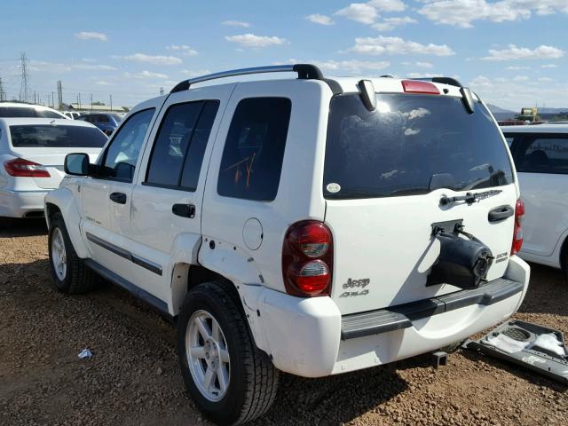 1J4GK48K53W564566 - 2007 JEEP LIBERTY LI WHITE photo 3