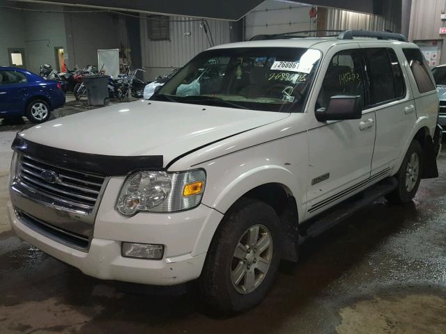 1FMEU73EX8UB02013 - 2008 FORD EXPLORER X WHITE photo 2