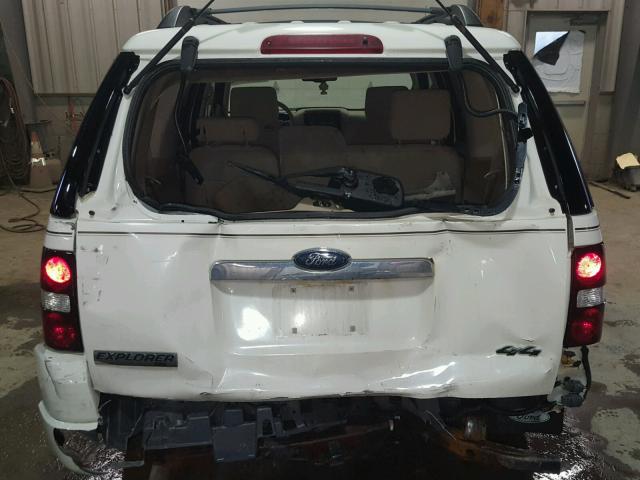 1FMEU73EX8UB02013 - 2008 FORD EXPLORER X WHITE photo 9