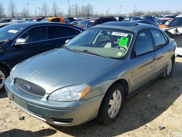 1FAFP56U27A152627 - 2007 FORD TAURUS SEL GREEN photo 2