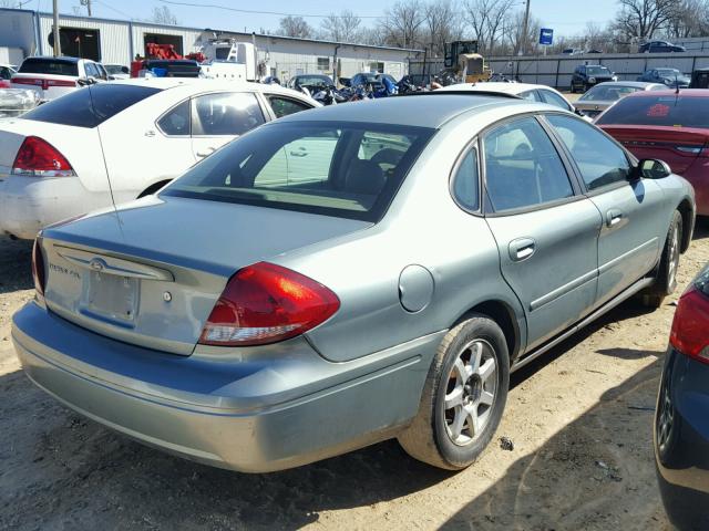 1FAFP56U27A152627 - 2007 FORD TAURUS SEL GREEN photo 4