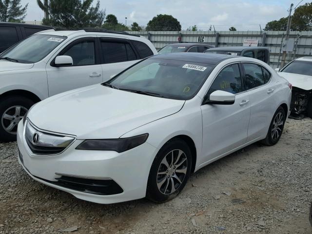 19UUB1F54FA002844 - 2015 ACURA TLX TECH WHITE photo 2