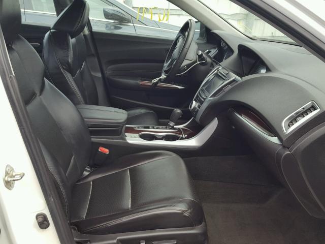 19UUB1F54FA002844 - 2015 ACURA TLX TECH WHITE photo 5