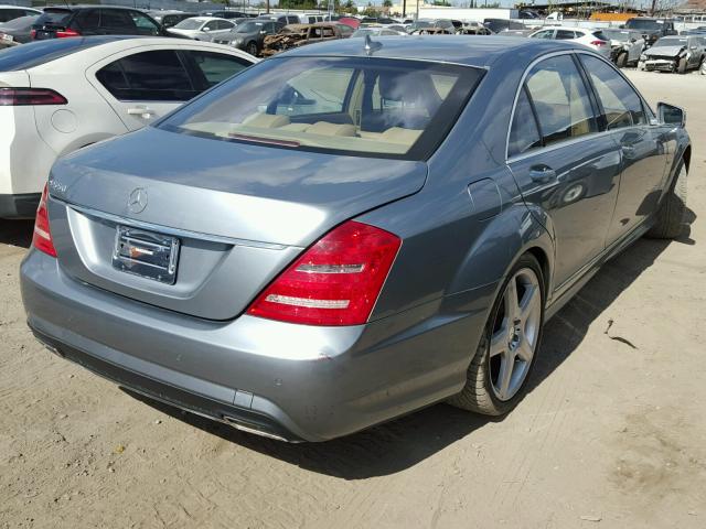 WDDNG7DB2CA488152 - 2012 MERCEDES-BENZ S 550 BLUE photo 4