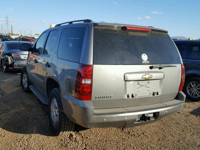 1GNFC13C77J395254 - 2007 CHEVROLET TAHOE C150 GRAY photo 3