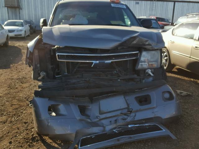 1GNFC13C77J395254 - 2007 CHEVROLET TAHOE C150 GRAY photo 9