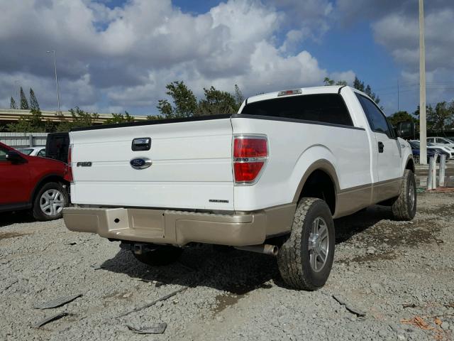 1FTPF14889KA68888 - 2009 FORD F150 WHITE photo 4