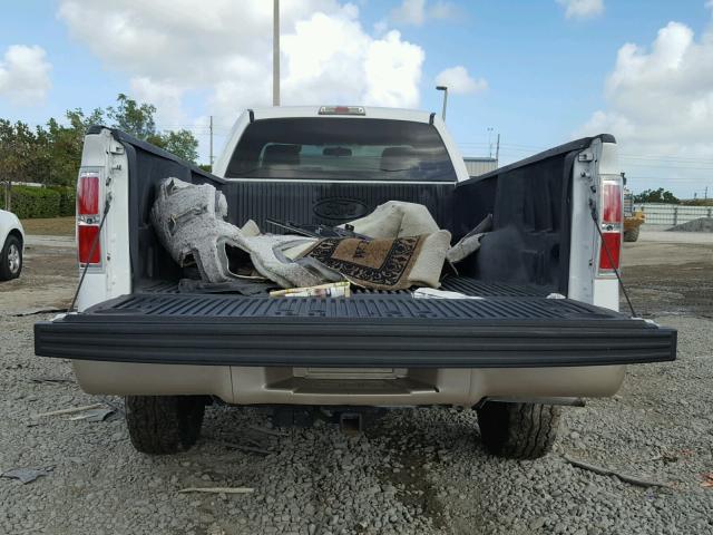 1FTPF14889KA68888 - 2009 FORD F150 WHITE photo 6