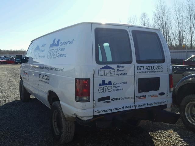 1FTNE2EW0DDA36219 - 2013 FORD ECONOLINE WHITE photo 3