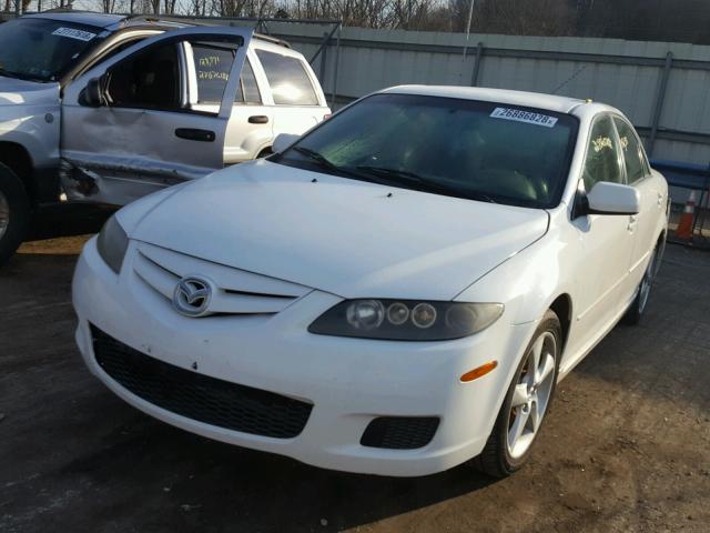 1YVHP80C485M26080 - 2008 MAZDA 6 I WHITE photo 2