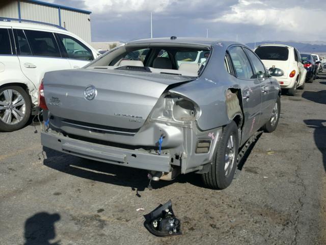 2G4WD582181159817 - 2008 BUICK LACROSSE C SILVER photo 4