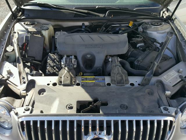 2G4WD582181159817 - 2008 BUICK LACROSSE C SILVER photo 7