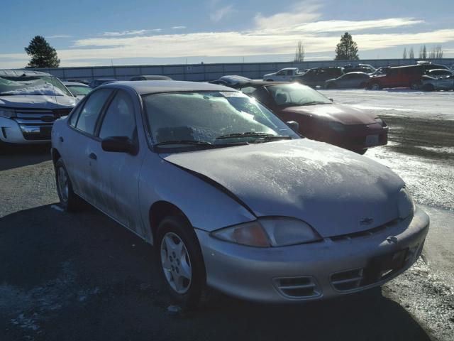 1G1JC524117140410 - 2001 CHEVROLET CAVALIER B SILVER photo 1