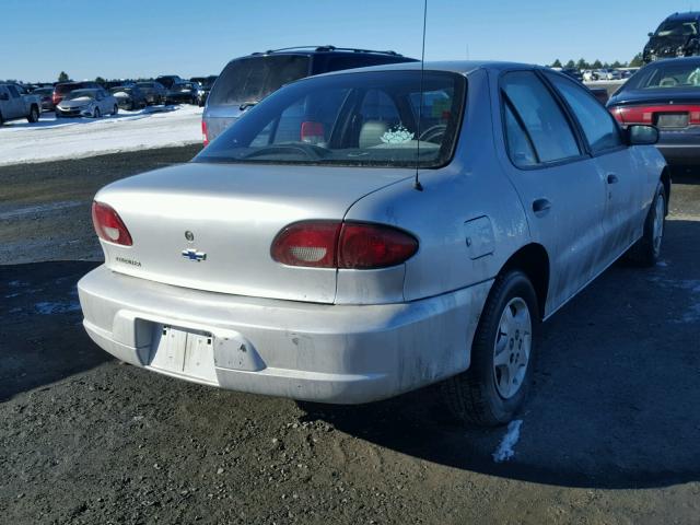 1G1JC524117140410 - 2001 CHEVROLET CAVALIER B SILVER photo 4