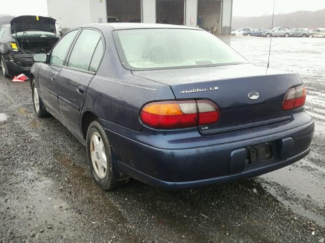 1G1NE52J516107014 - 2001 CHEVROLET MALIBU LS 蓝色 照片 3