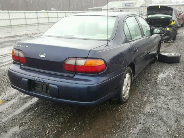 1G1NE52J516107014 - 2001 CHEVROLET MALIBU LS BLUE photo 4