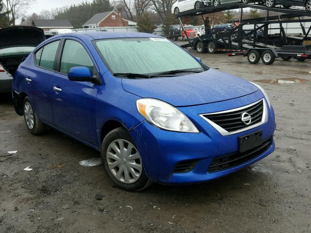 3N1CN7AP5DL845523 - 2013 NISSAN VERSA S BLUE photo 1