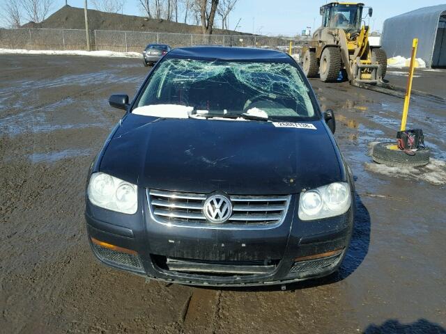 3VWTK49M98M677929 - 2008 VOLKSWAGEN CITY JETTA BLACK photo 9