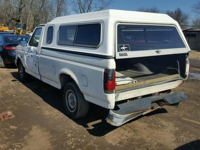 2FTDF15YXJCB52429 - 1988 FORD F150 WHITE photo 3