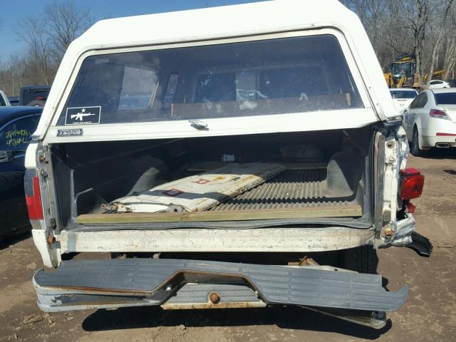 2FTDF15YXJCB52429 - 1988 FORD F150 WHITE photo 9