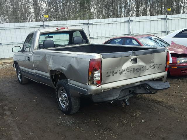 1GCEC14W0YE316613 - 2000 CHEVROLET SILVERADO GRAY photo 3