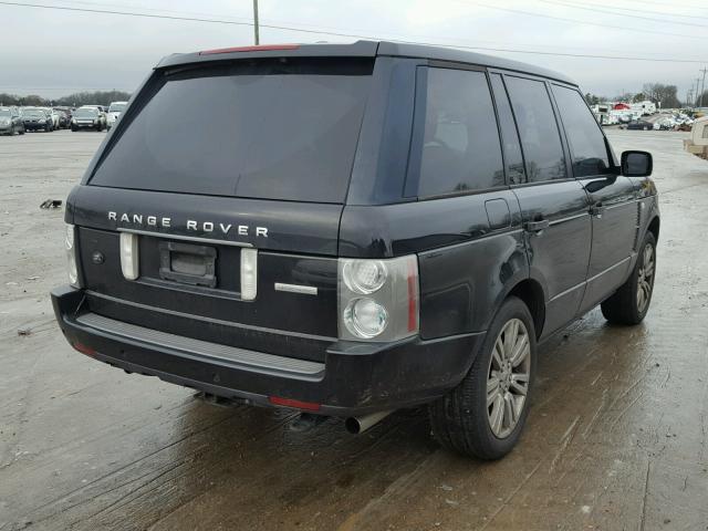 SALMF13499A303587 - 2009 LAND ROVER RANGE ROVE BLACK photo 4