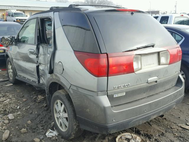 3G5DB03744S581447 - 2004 BUICK RENDEZVOUS GRAY photo 3