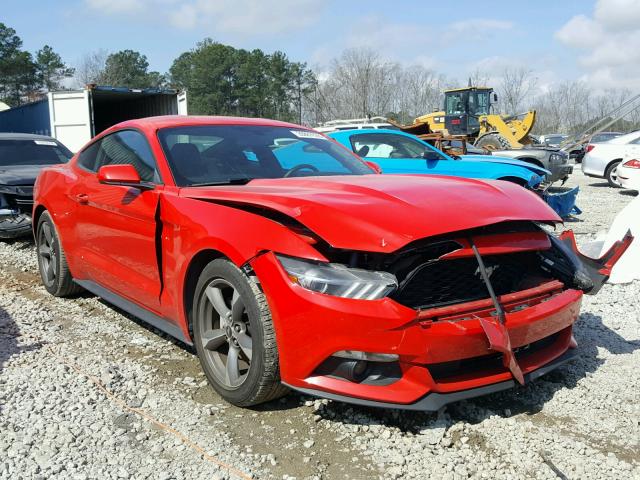 1FA6P8AM2F5319911 - 2015 FORD MUSTANG RED photo 1