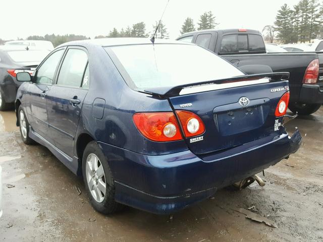 2T1BR32E46C671274 - 2006 TOYOTA COROLLA CE BLUE photo 3