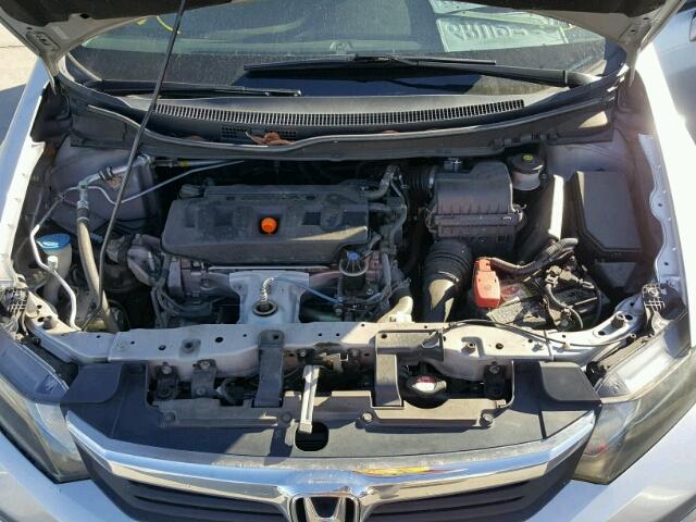 2HGFB2F97CH504505 - 2012 HONDA CIVIC EXL SILVER photo 7